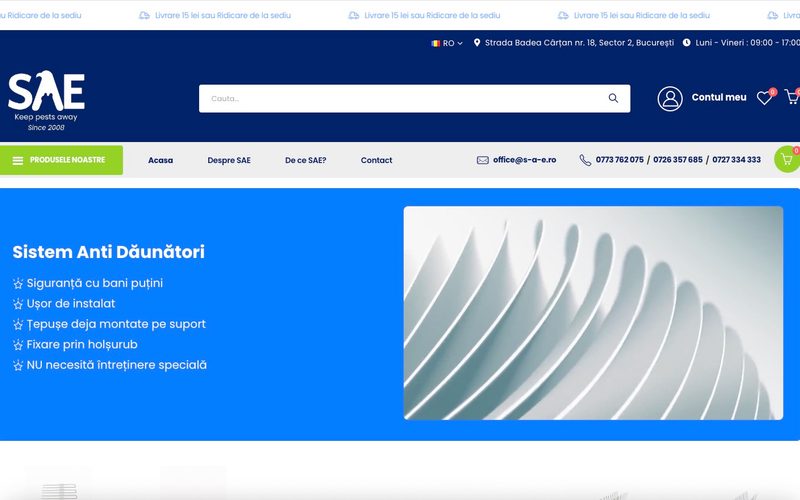 Screenshot SAE Romania